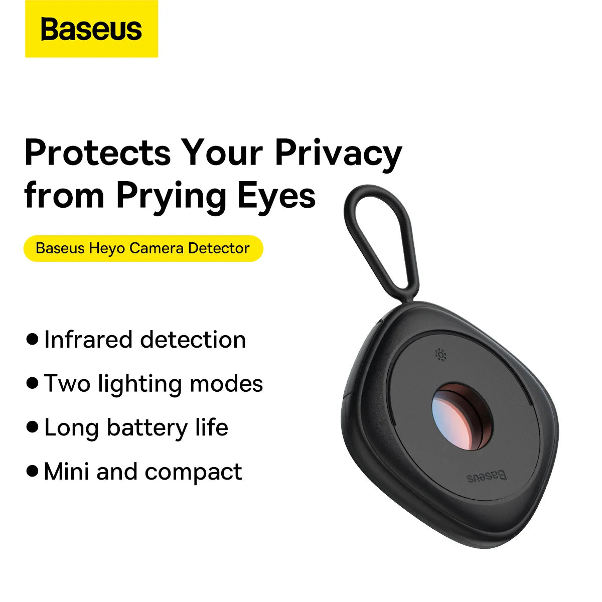 Baseus™ PrivacyGuard Camera Detector – Protect Yourself Anywhere